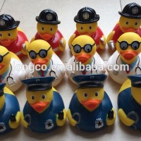 Celebri Ducks Pork Chopper Biker RUBBER DUCK