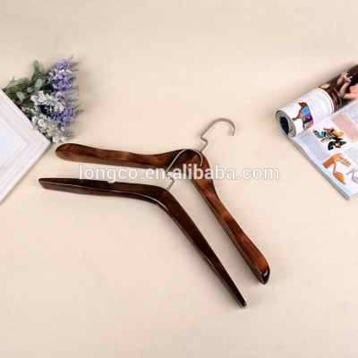 High class quality wooden hanger for clothes