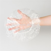 PE ear plastic hotel disposable shower cap